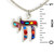 Colorful Jewish Chai Necklace 
