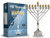 Chabad Silver Plated Oil Menorah - 18" High Chabad Silver Plated Oil Menorah - 18" High