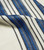 Wool Tallit Set - Blue, Grey and Black Stripes