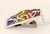 Shema Yisrael Sterling Silver Tallit Clips - Multicolor Enamel Shema Yisrael Sterling Silver Tallit Clips - Multicolor Enamel