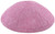 Personalized Pink Burlap Kippah