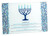 "Tree of Life" Tempered Glass Chanukah Menorah Drip Tray "Tree of Life" Tempered Glass Chanukah Menorah Drip Tray