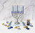 "Tree of Life" Tempered Glass Chanukah Menorah Drip Tray "Tree of Life" Tempered Glass Chanukah Menorah Drip Tray