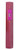 Modern Mezuzah Case - Maroon and Pink