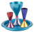 Modern Havdalah Set - Colorful Anodized Aluminum