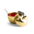 Gold Plated Apple Honey Pot with Spoon - Michael Aram Gold Plated Apple Honey Pot with Spoon - Michael Aram