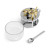 Olive Branch Condiment Container with Spoon - Michael Aram