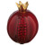 Metal Pomegranate with Gold Crown