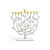 Pomegranate Silver & Gold Menorah - Michael Aram Pomegranate Silver & Gold Menorah - Michael Aram