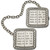Tallit Clips with Ten Commandments