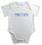 White Baby Onesie with Blessing – May God Bless You and Keep You Safe
