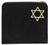 Black Velvet Tallit Bag - Gold and Silver Star of David Black Velvet Tallit Bag - Gold and Silver Star of David