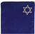 Blue Velvet Tallit Bag - Gold and Silver Star of David Blue Velvet Tallit Bag - Gold and Silver Star of David