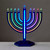 LED Menorah With Color Changing Lights