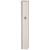 Silver Aluminum Mezuzah with Shin and Silver Stripe