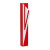 Anodized Aluminum Mezuzah Case with Modern Shin – Available in Multiple Colors