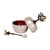 Apple-Shaped Rosh Hashanah Honey Dish with Tree of Life Lid