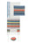 Multicolored Tallit Set with Matching Bag and Kippah