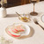Rippled Glass Apple Dish