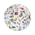 Wizard-Themed Kippah with Magical Icons