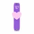 Purple Mezuzah Case with Baby Pink Heart for Kids