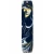 Dark Blue Marble-Style Acrylic Mezuzah Case with Gold Shin