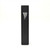 Black Metal Mezuzah Case with Cut-Out Shin