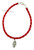 Silver Red String Kabbalah Hamsa Bracelet