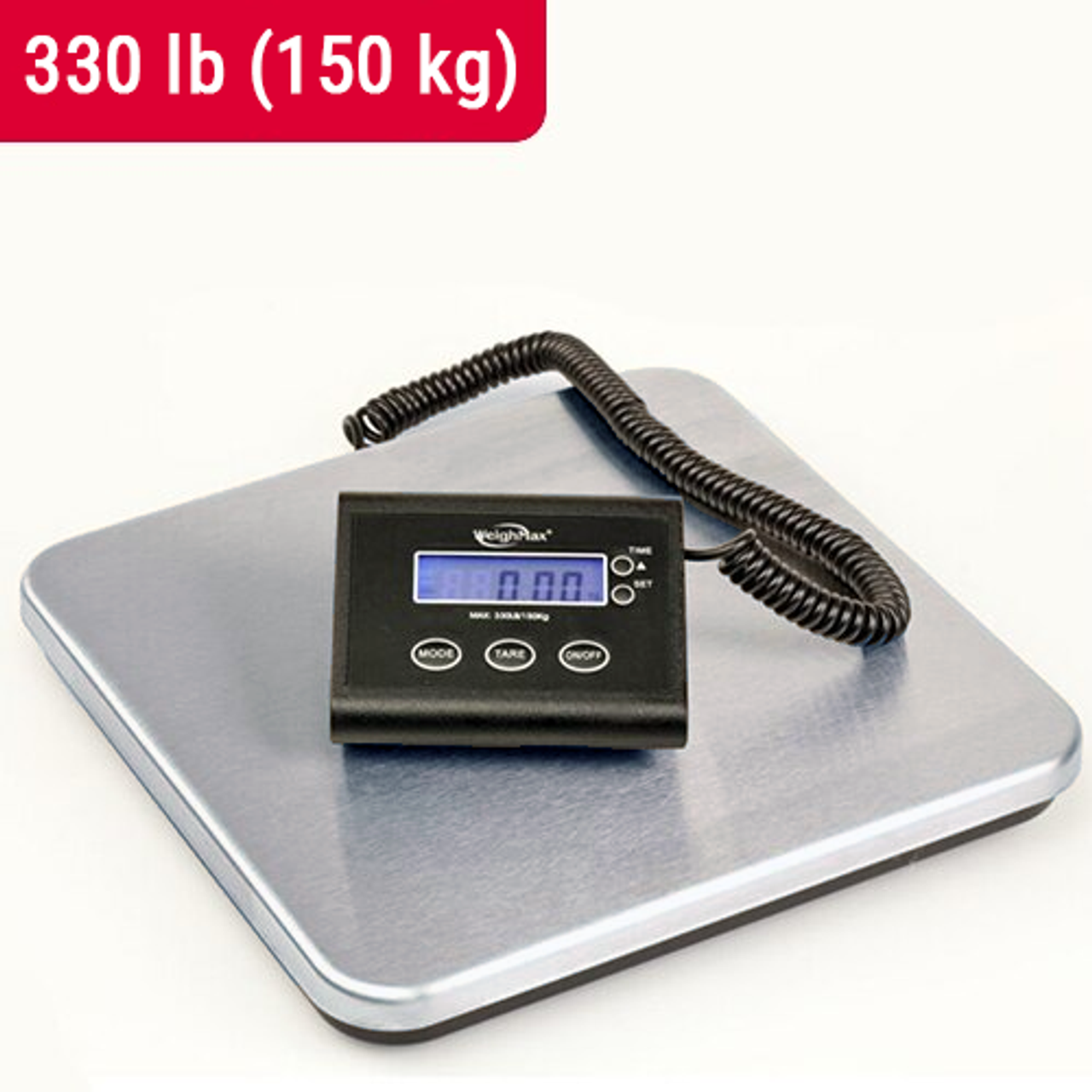 330 lb. Stainless Steel Digital Scale