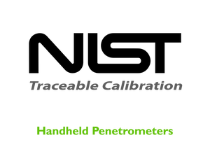 NIST Traceable Penetrometer Calibration NIST Traceable Penetrometer Calibration