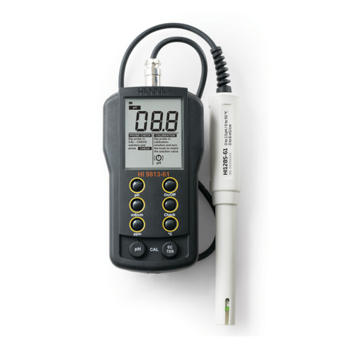 HM Digital COM-100 Pro TDS/EC/Temp Water Quality Test Meter  Measures  Electrical Conductivity (EC), Total Dissolved Solids (TDS), Salinity &  Temperature (°C)