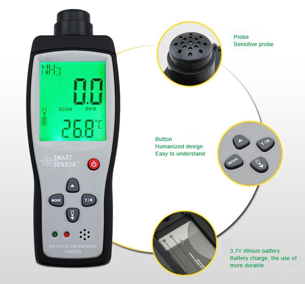 AR8500 Precision Ammonia (NH3) Gas Detector