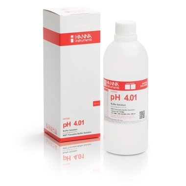 HI7004L pH 4.01 Buffer Solution - QA Supplies