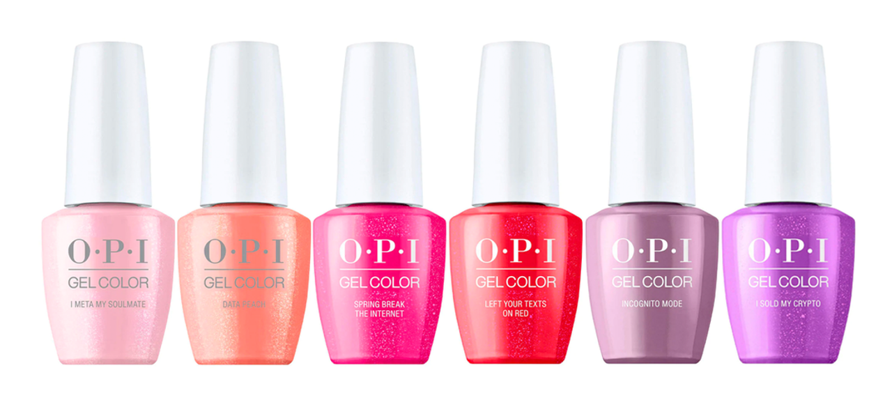 opi nail polish color chart pink