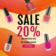 20% Nail Lacquer Sale . This weekend only!