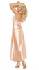 Plus Size Peach Charmeuse Night Gown