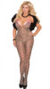 Plus Size Leopard Print Bodystocking