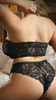 Plus Size Perfect Match Lace Bandeau Top and Panty