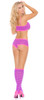 Neon Pink and Neon Purple Cami Set