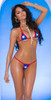 American Flag Inspired String Bikini Set