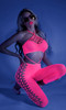 Own The Night Neon Pink Bodystocking