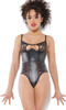 Darque Sheer Crotchless Teddy