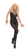 Black Opaque Bodystocking