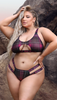 Plus Size Effing Perfection Cutout Bralette and Panty