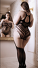 Plus Size Impulsive Crotchless Teddy Bodystocking