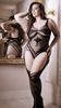 Plus Size Impulsive Crotchless Teddy Bodystocking