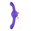 Purple Our Gyro Vibe Rechargeable Silicone Massager