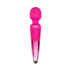 Nixie Rechargeable Pink Ombre Metallic Wand Massager