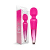 Nixie Rechargeable Pink Ombre Metallic Wand Massager