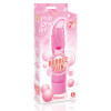 The 9"s Bubble Fun 7" Ribbed Gummy Pink Vibrator